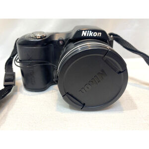Nikon COOLPIX L100 Digital Camera - Black NOT WORKING FOR PARTS REPAIR